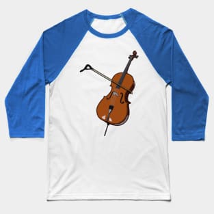 Cello cartoon illustration Baseball T-Shirt